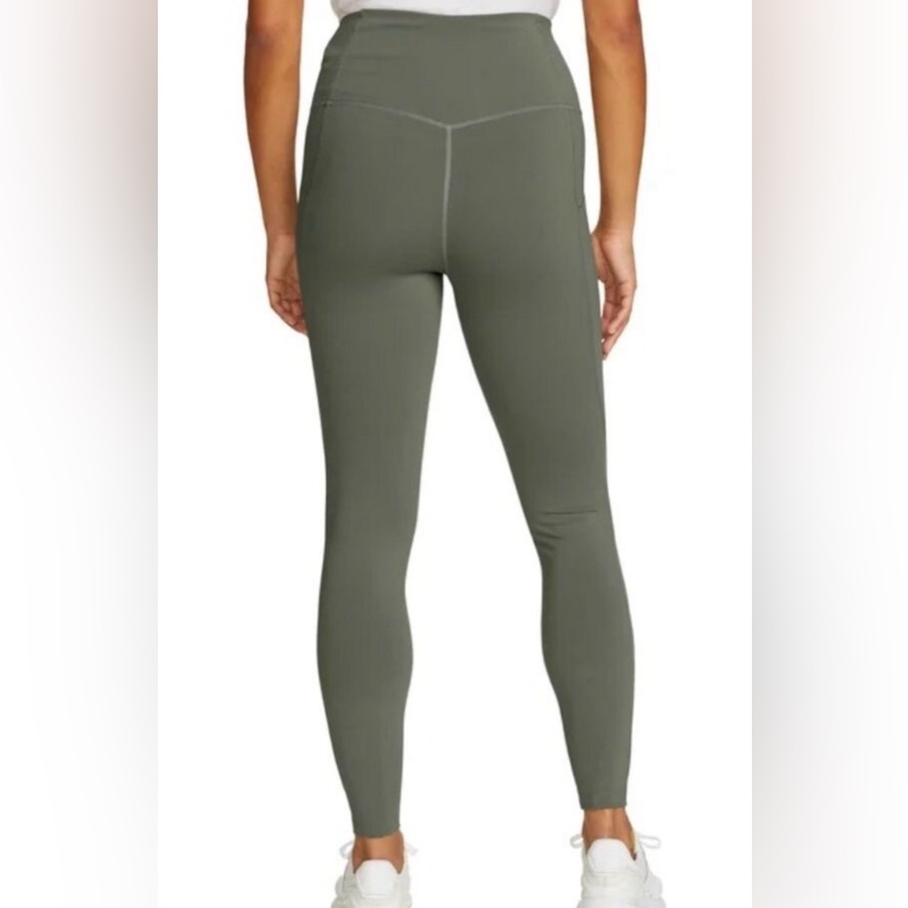 Eddie Bauer Sage Green Trail Tights Pants - Picture 3 of 5